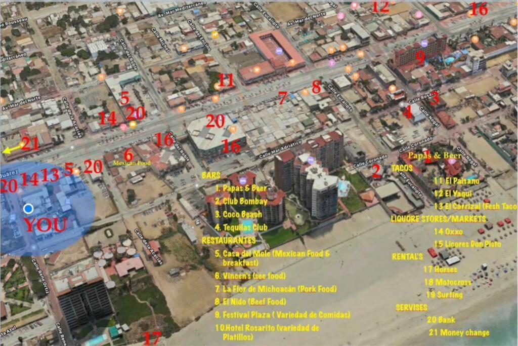 Lovely 1 Downtown Studio Rosarito Kültér fotó